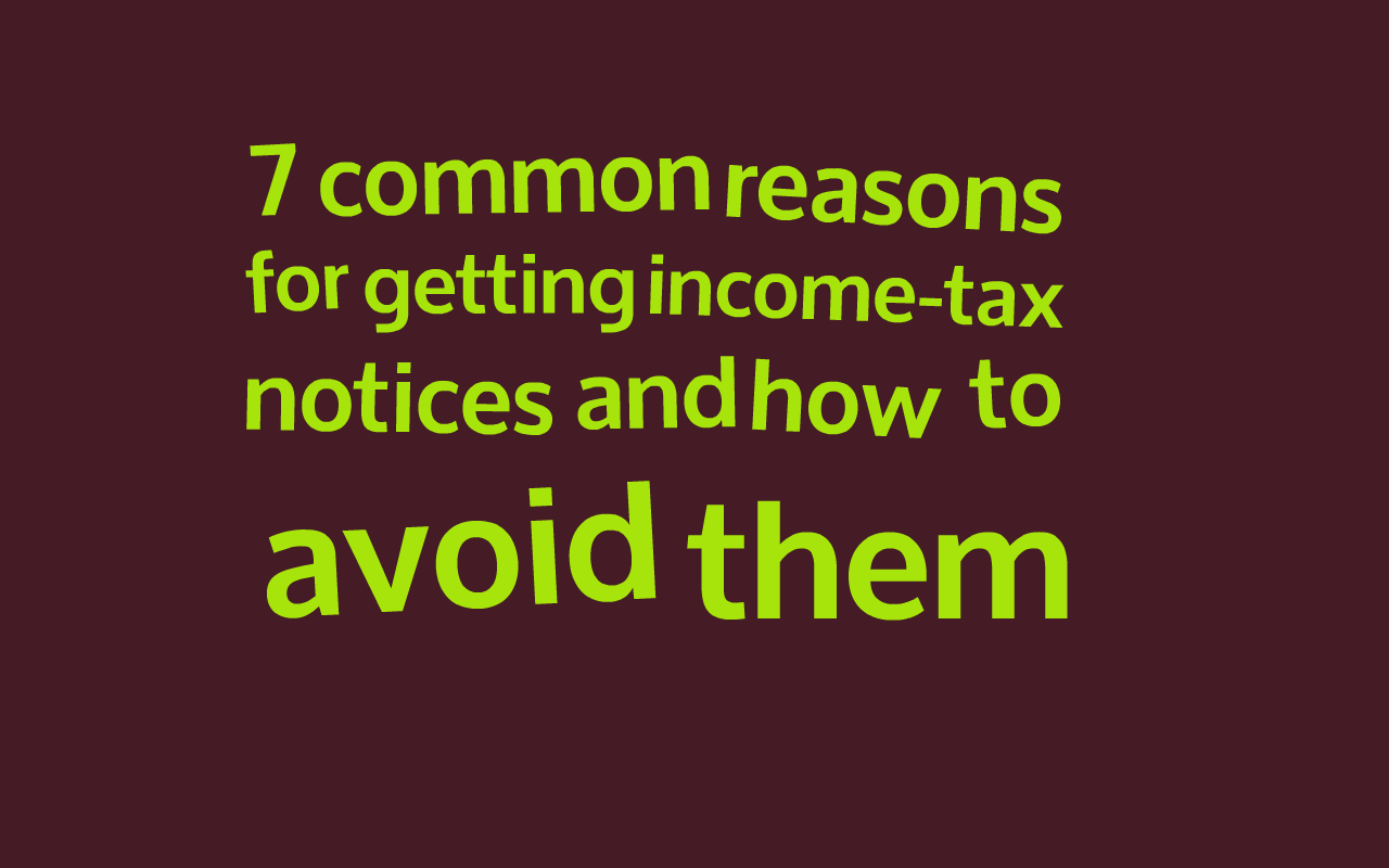 why we get income tax notice